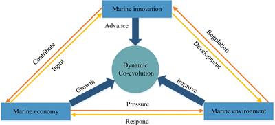 Research on the dynamic co-evolution of the complex system of economy-innovation-environment of the marine industry in China